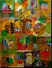 The mixed media Because of 72 by Debi Pendell.