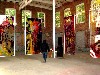 An installation of work by Jean Noel Chazelle at the Delftreet Mill.