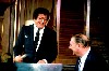 An exchange during a taping of a performance for PBS.