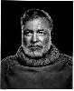 Ernest Hemingway, 1957, By Yousuf Karsh. Karsh images; Collection the Museum of Fine Arts. Gift of Estrellita and Yousuf Karsh. Copyright the estate of Yousuf Karsh and courtesy of the MFA.