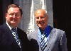 MFA director, Malcolm Rogers, left, and the architect Lord Norman Foster. Giuliano photo.