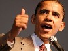 Obama waehrend einer Wahlrede.