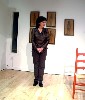 Anne Galjour performing at Gallery 51 of MCLA. Giuliano photos.