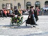 A family in the parade