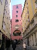 Eye candy at the end of a street