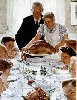 The famous Norman Rockwell painting reminds me of our own family gatherings in the 1940s.