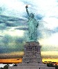 The Statue of Liberty.