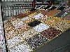 Shop display for dried fruits, nuts and seeds