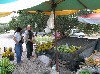 Ulku shopping for melons