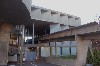 Back of Carpenter center for Visual and Environmental Studies at Harvard University by Le Corbusier
