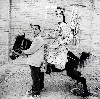 "Warrior on a Donkey, Longxian, Shaanxi Province, 1999"