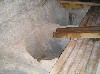 Pressed oil going into the well