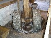 Large mill stones for crushing olives