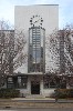 Distinctive Entrance and front tower of 748 Memorial Drive