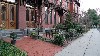 Entrances, walkways and garden areas at Monmouth Court, Brookline, MA, c.1875, by architect J. Pickney Putnam.