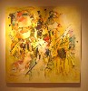 Imber's loral motifs in lush color, gestures that drip and unfold Lily and Sunflower,