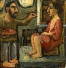 Artist and Model.