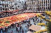 Floral carpet on Grand&rsquo; Place