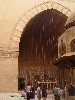 Interior of Largest Mosque in Cairo where Shah of Iran is buried.