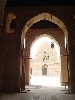 Looking from the Inside to Courtyard at Oldest mosque in Cairo