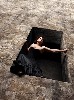 Karita Mattila as Tosca prepares for her inevitable leap to death. The Metropolitan Opera unveils a new staging of this classic Puccini opera on September 21, James Levine conducting. Photo by Brigitte Lacombe, courtesy of The Met.