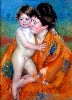Woman and Baby, c. 1902, by Mary Cassatt
Pastel on gray paper, 28 3/8 x 20 7/8 in
