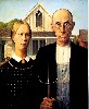 The iconic "American Gothic" by Grant Wood created during the WPA in the 1930s was acquired by the Art Institute of Chicago for the cost of a monthly relief check.