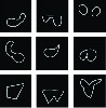 A grid of drawings comprising "Artifacts of Air" late 1980s.
