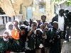 Students enjoying the dedication.