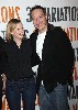 The actress Samantha Mathis who plays Clare Brandt and the playwright Moises Kaufman.