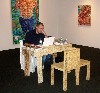 Interesting desk.