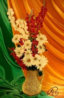  Floral Arrangement I (Color Scheme B) - by: Randy Stevens